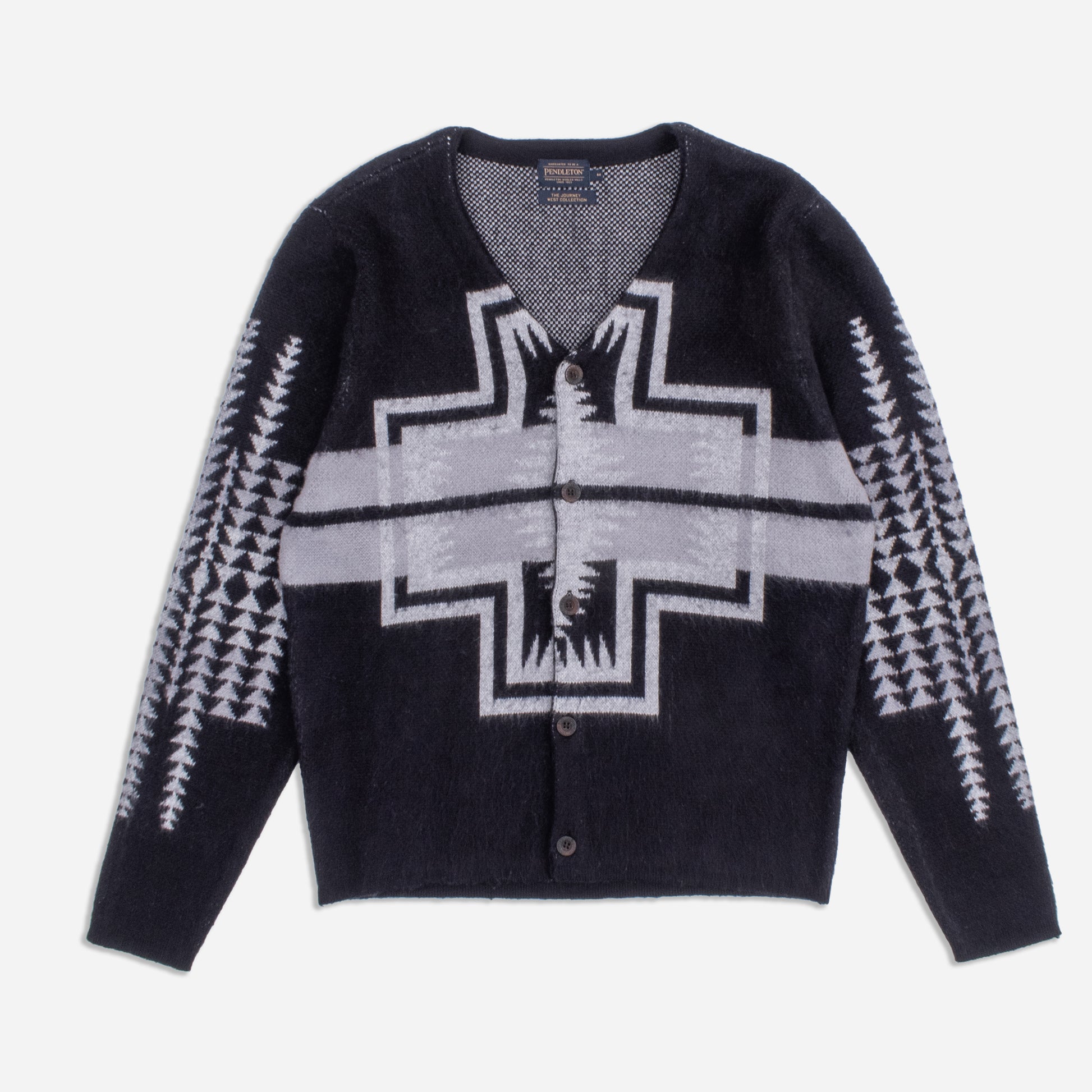 Band Cardigan - Black Harding