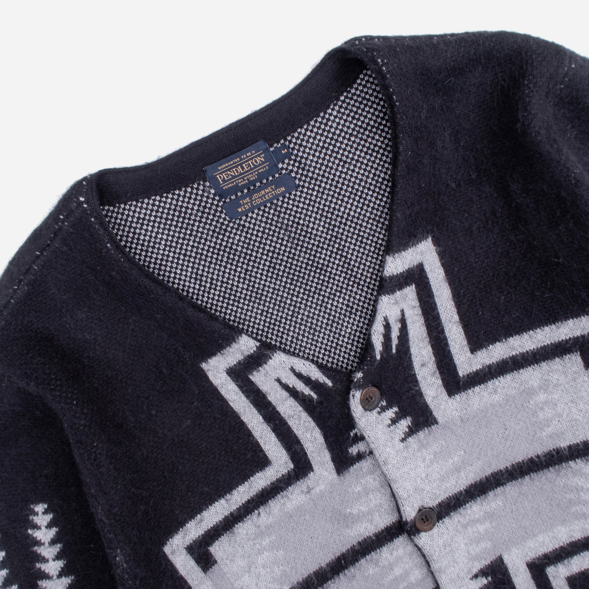 Band Cardigan - Black Harding