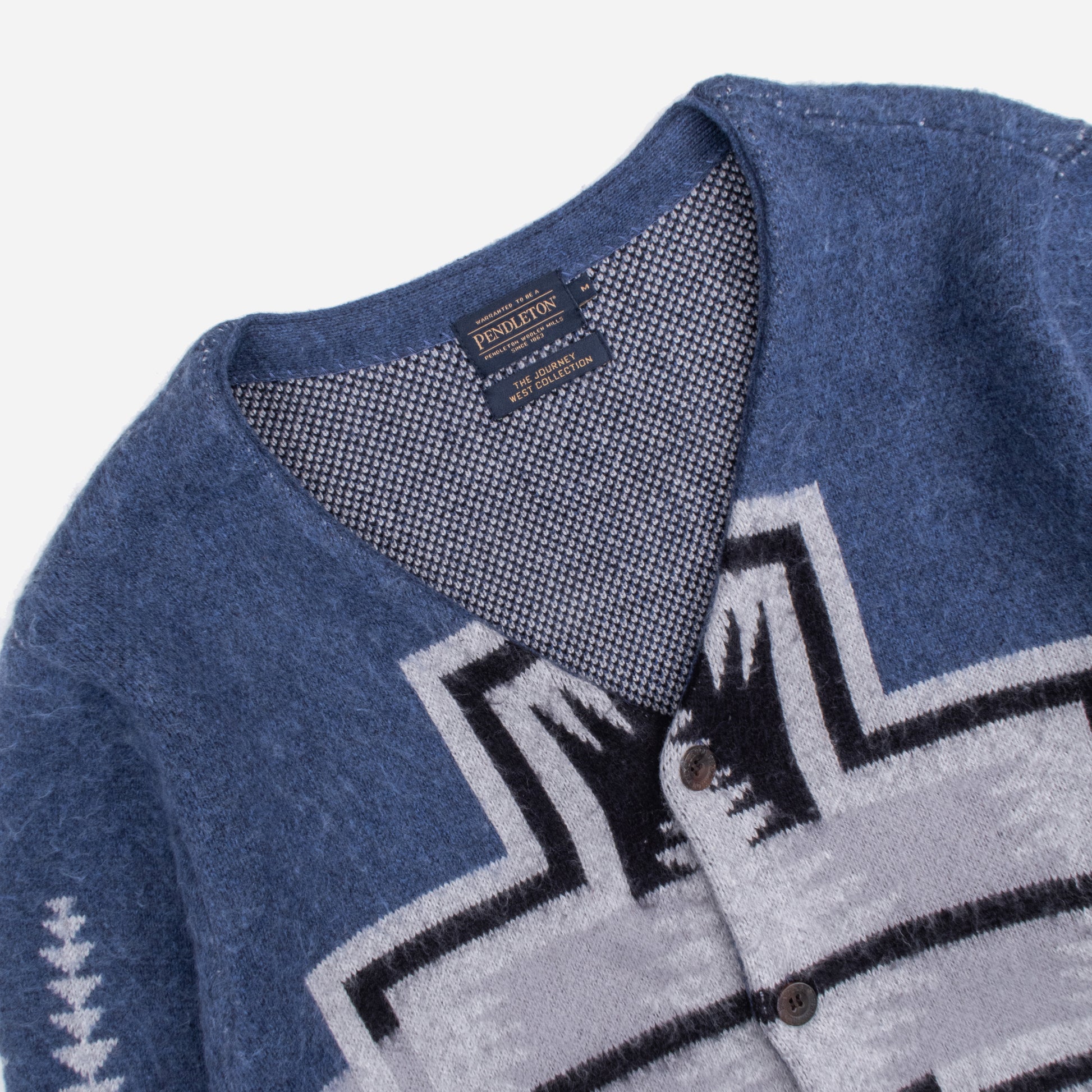 Band Cardigan - Blue Harding