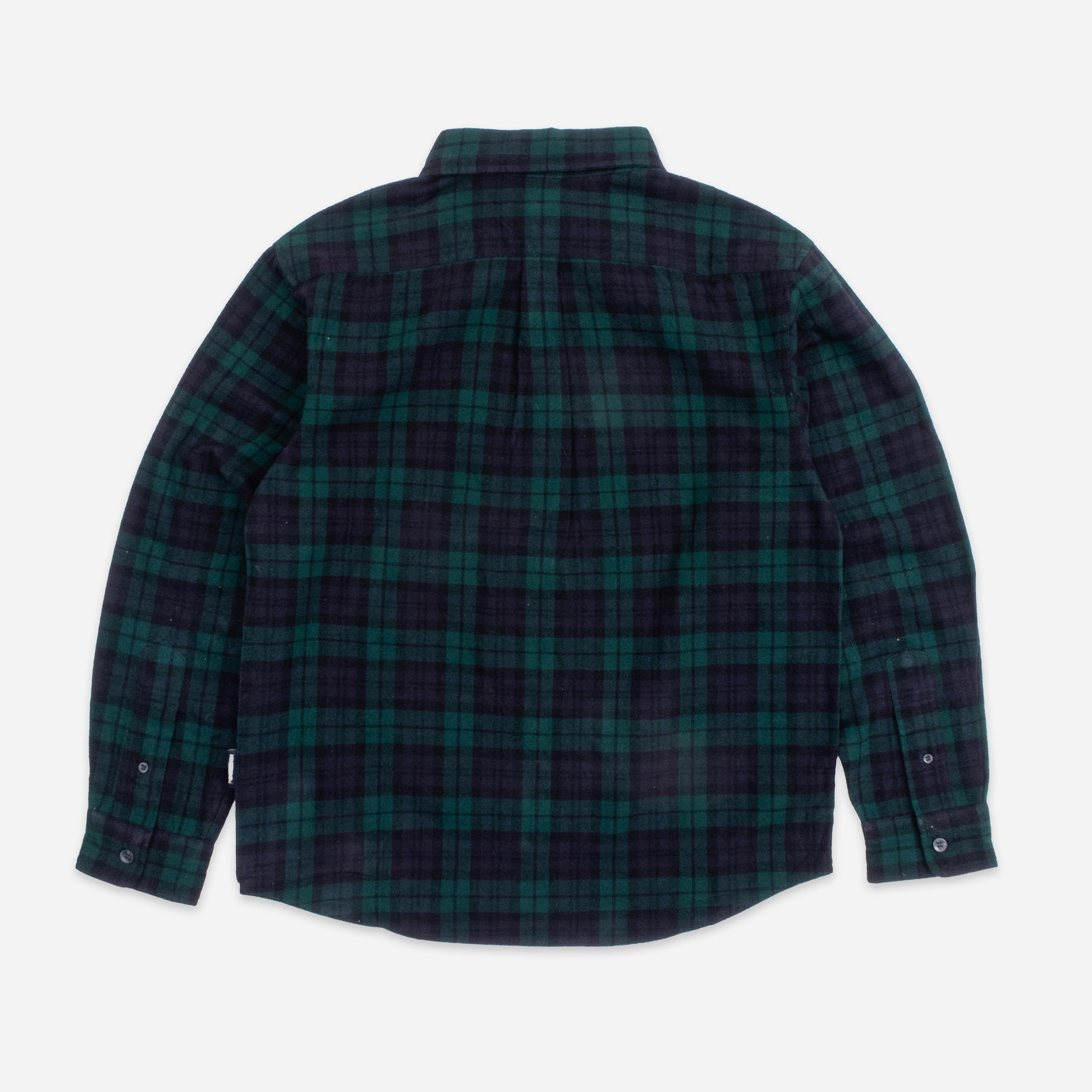 Lined Collar Shirt - Black Watch Tartan