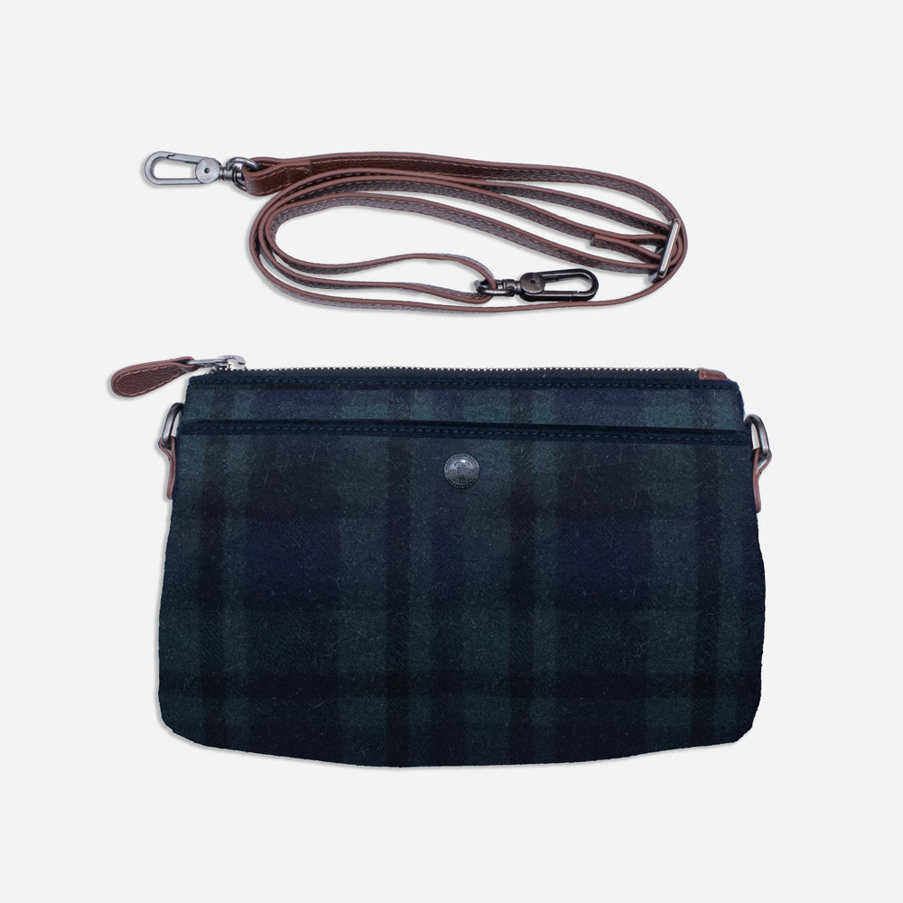 Wool Sling Bag - Black Watch