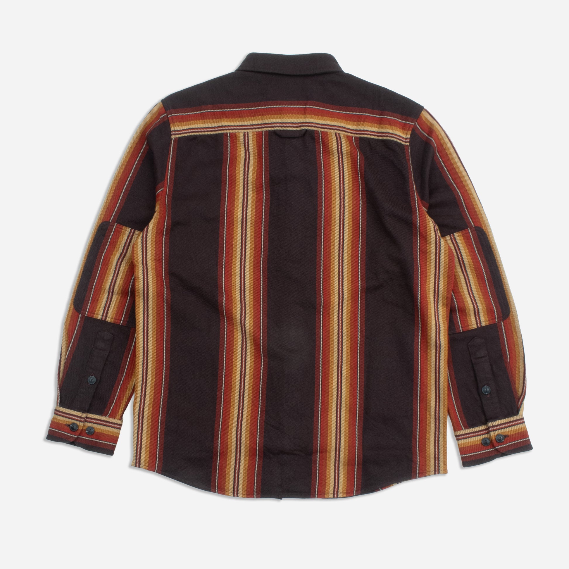 Weston Flannel Shirt - Brown Stripe Multi