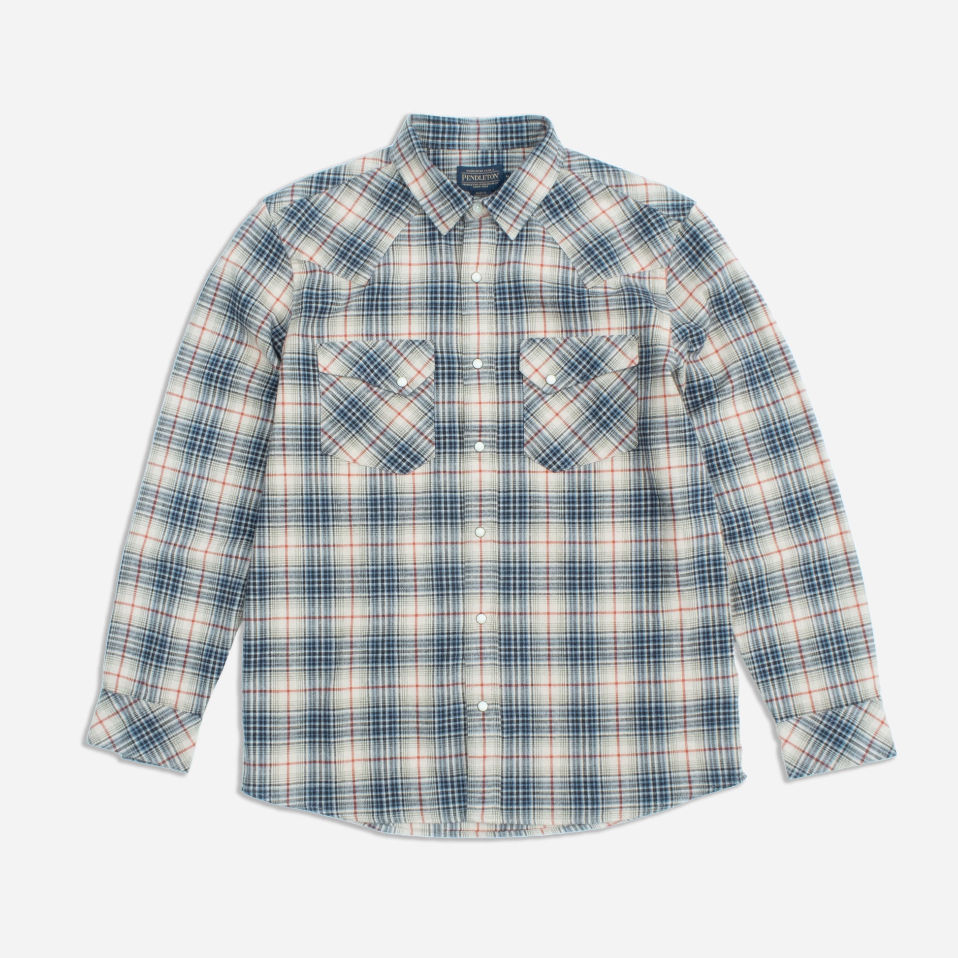 Wyatt Western Shirt - Natural Multi Plaid