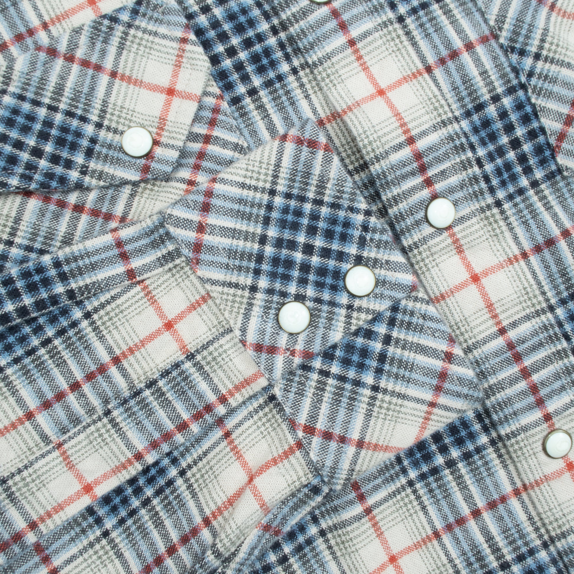 Wyatt Western Shirt - Natural Multi Plaid