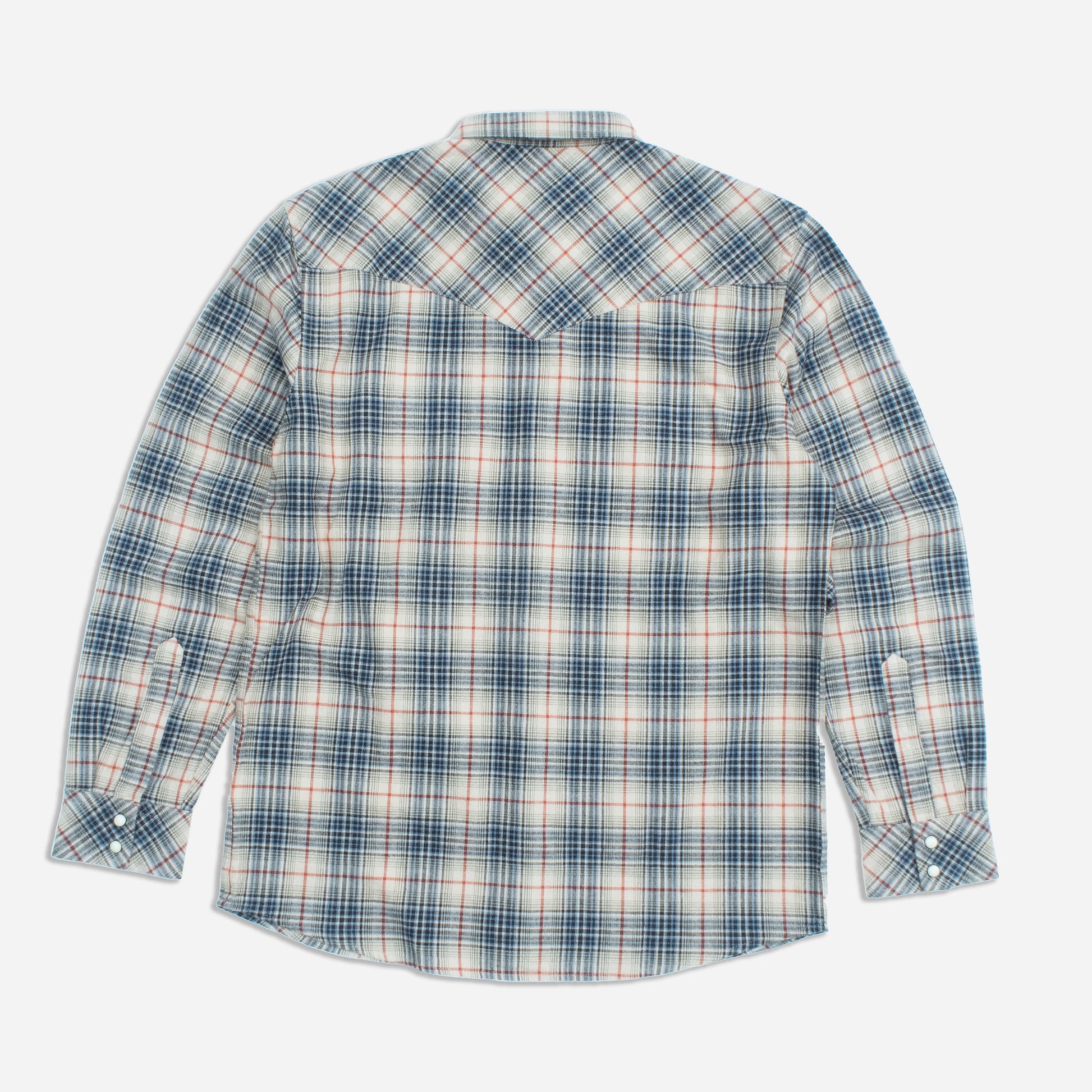Wyatt Western Shirt - Natural Multi Plaid