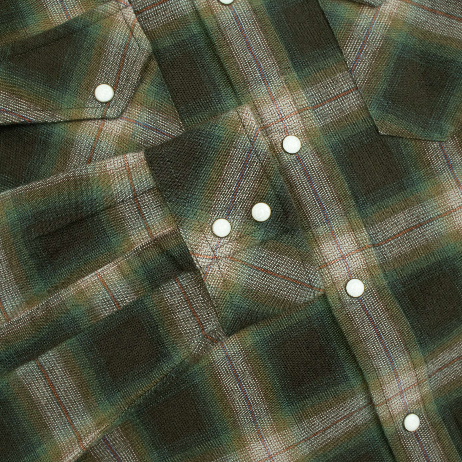 Wyatt Western Shirt - Olive Multi Plaid