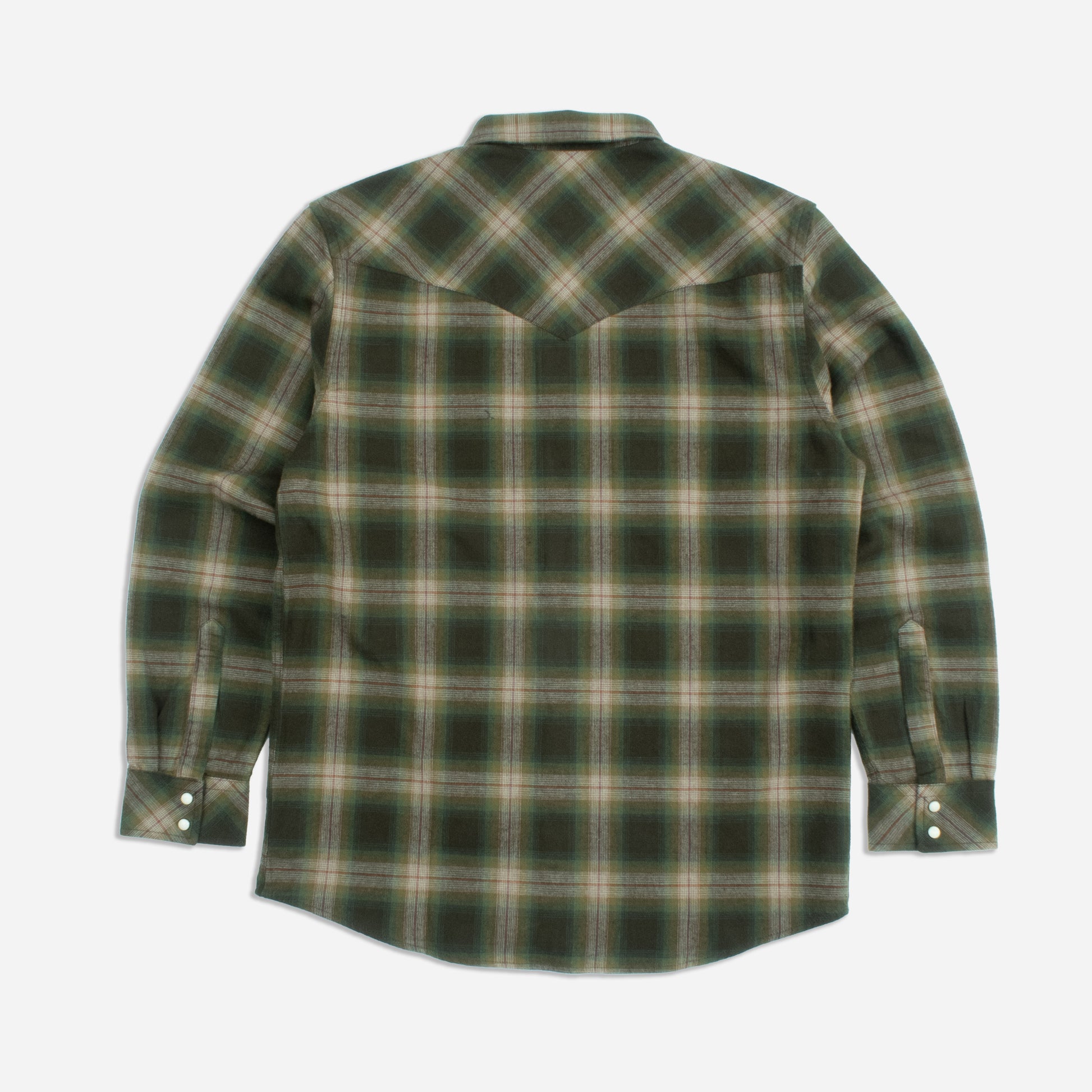 Wyatt Western Shirt - Olive Multi Plaid