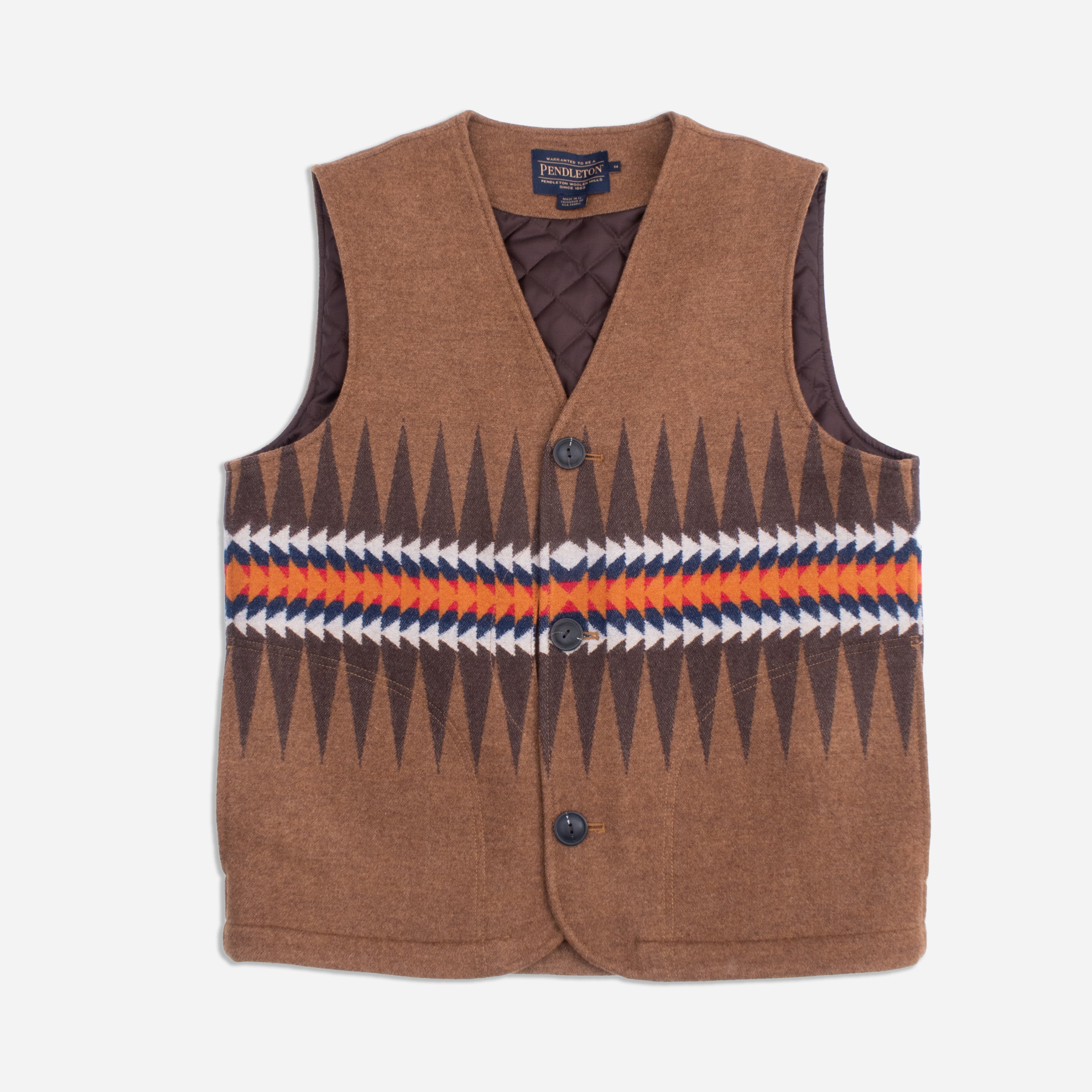 Quilted Field Vest - Sawtooth Ridge Brown - Pendleton EU