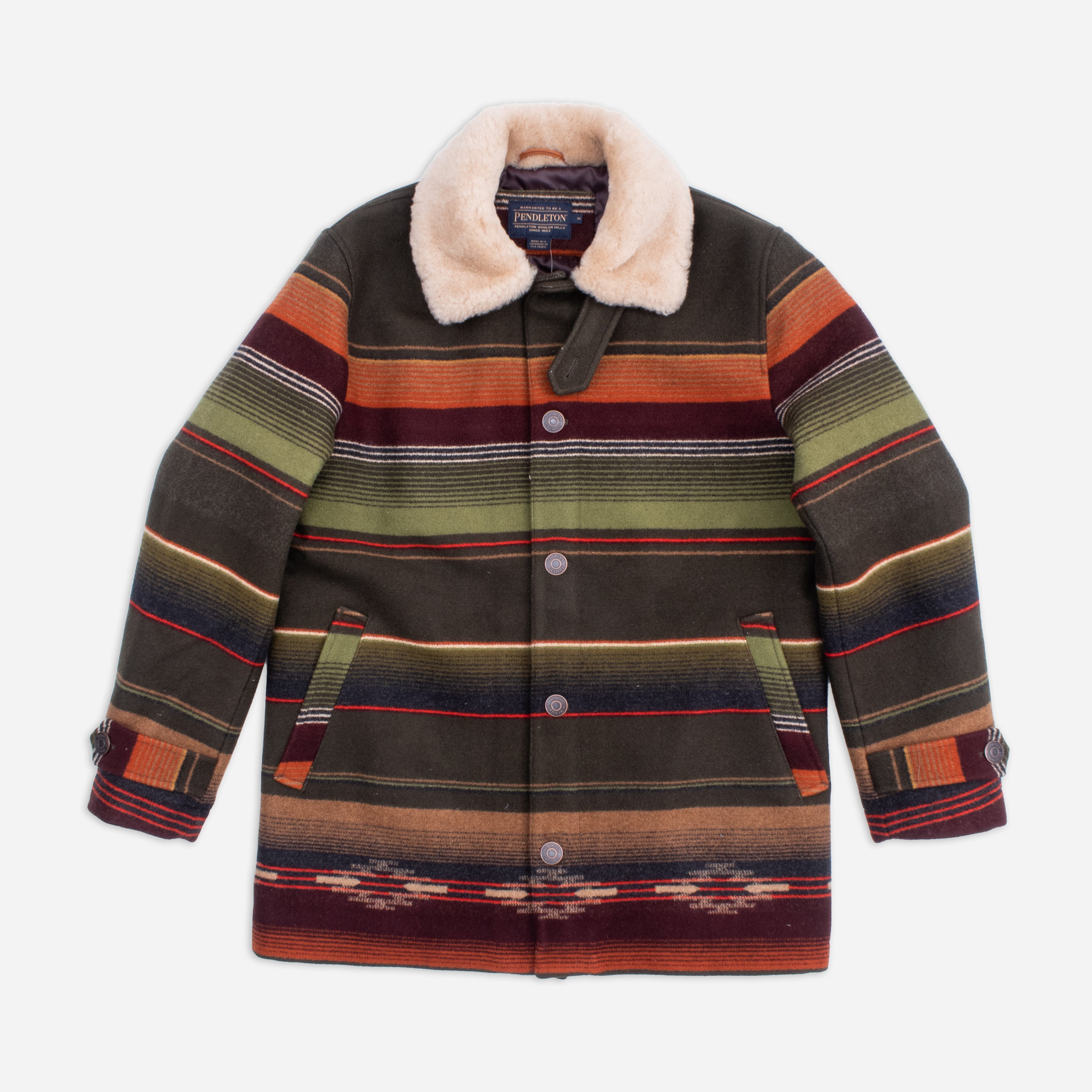 Dayton Wool Coat - Tumalo Olive - Pendleton EU
