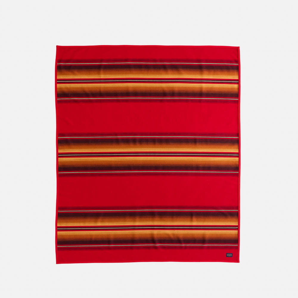 Serape Robe - Scarlet