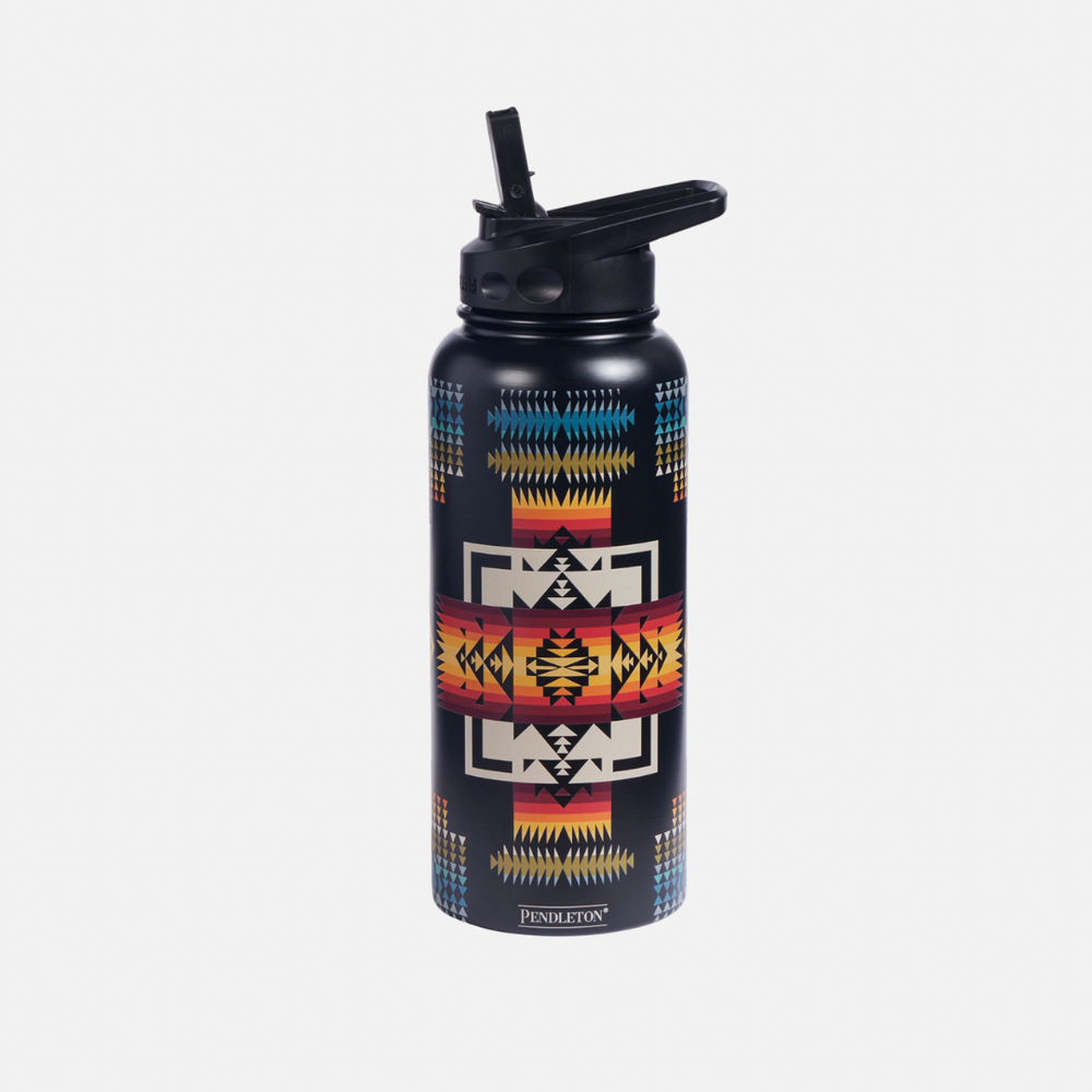 34 oz Insulated Steel Bottle - Black Harding
