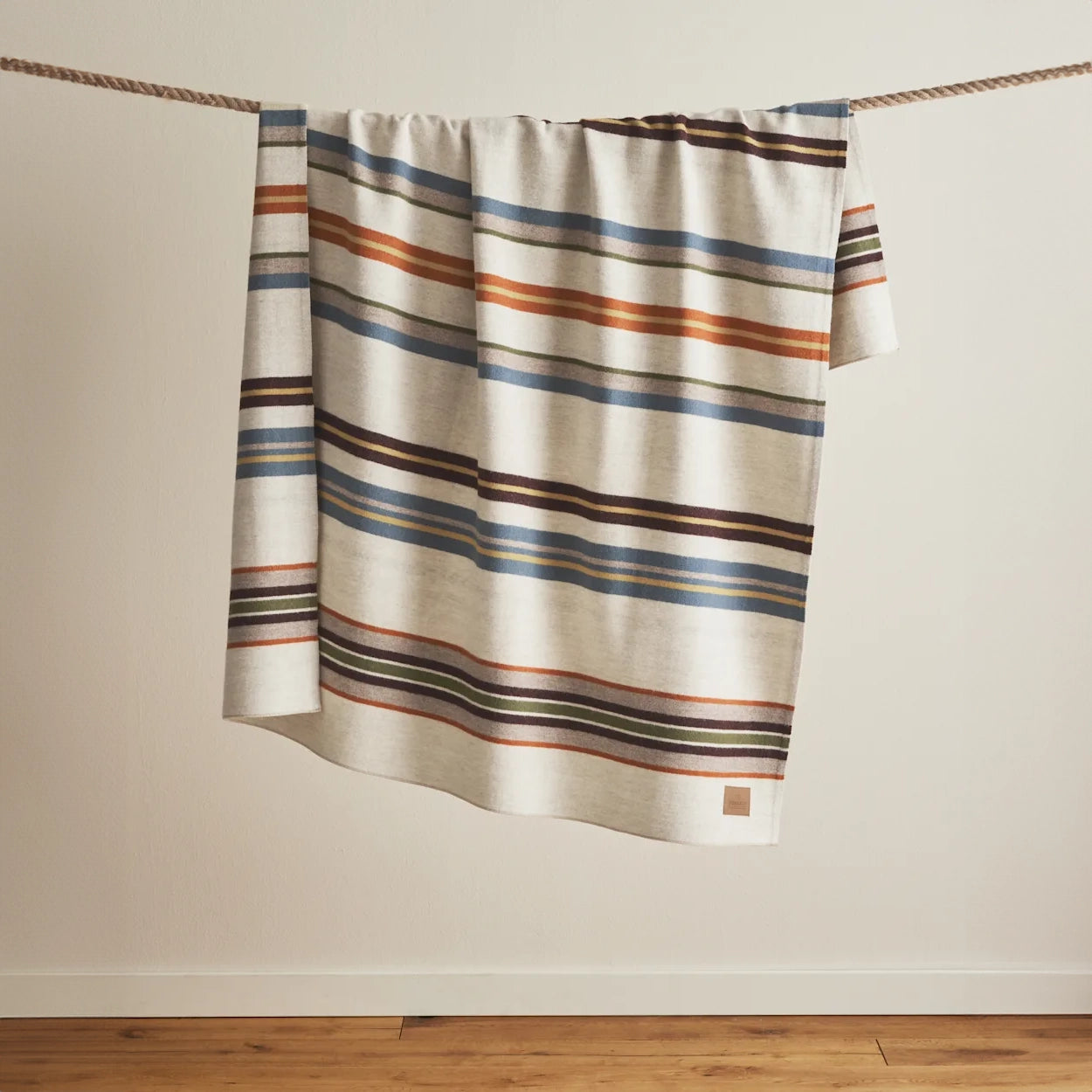 Bridger Stripe Throw - Ivory Mix