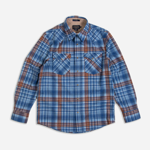 Canyon Shirt - Blue/Tan Ombre