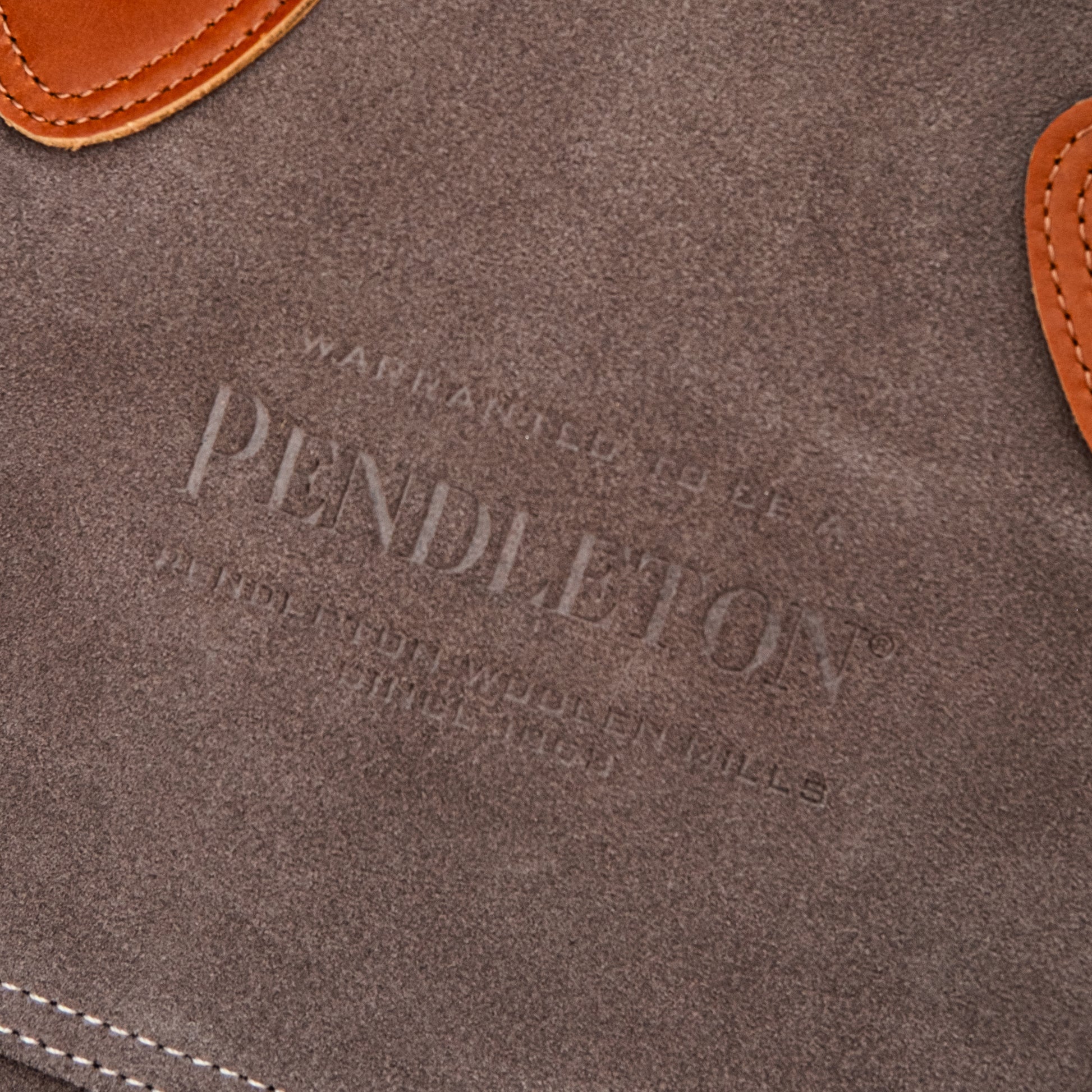 Suede Tote Bag - Brown