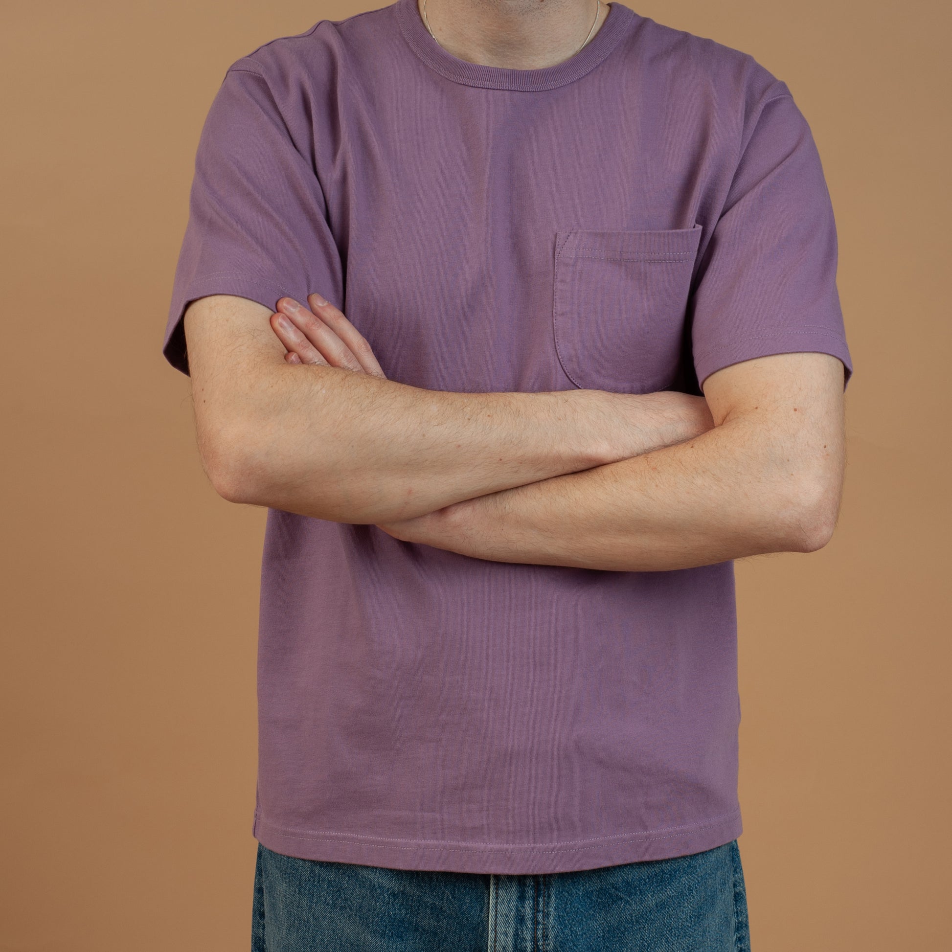 Heavyweight Pocket T-Shirt - Very Grape