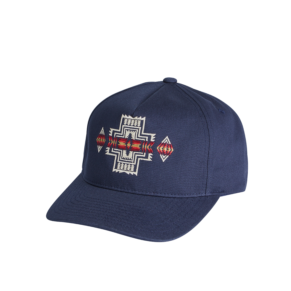 Embroidered Hat - Navy
