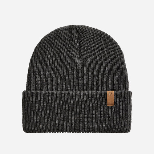 Wool Watch Cap - Charcoal