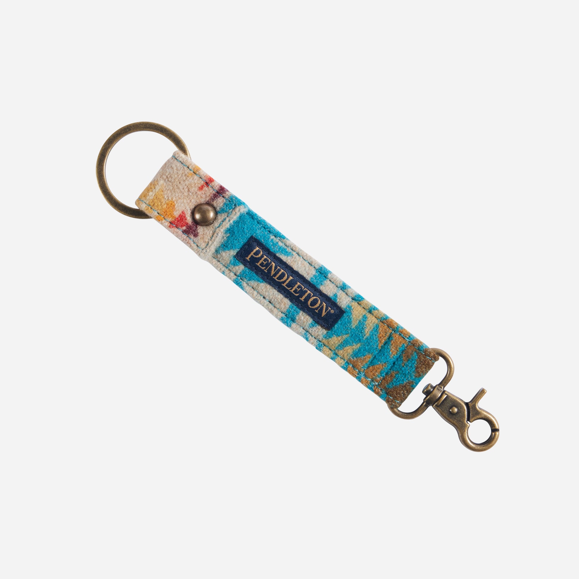 Wool Key Fob - Harding Turquoise