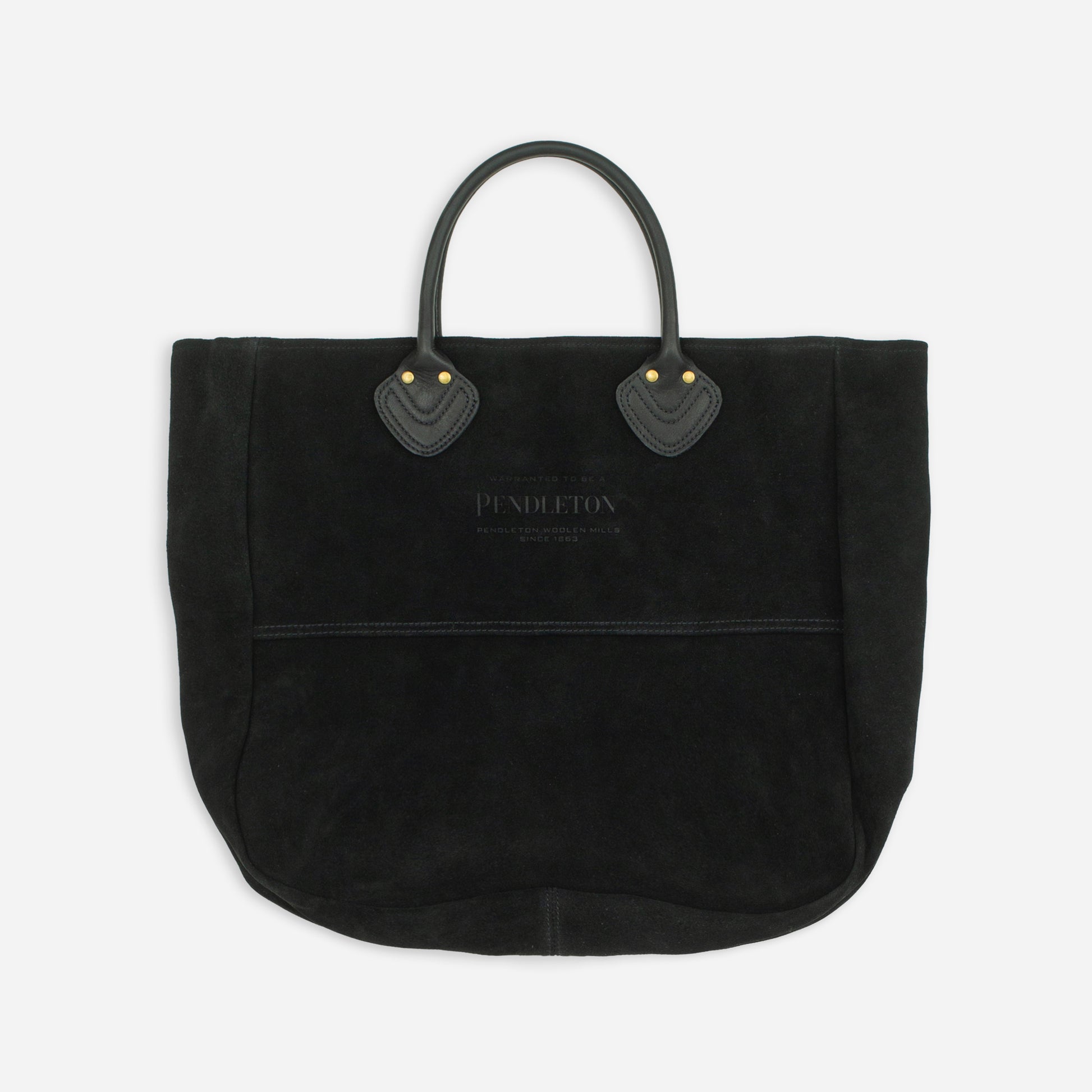 Suede Tote Bag - Black