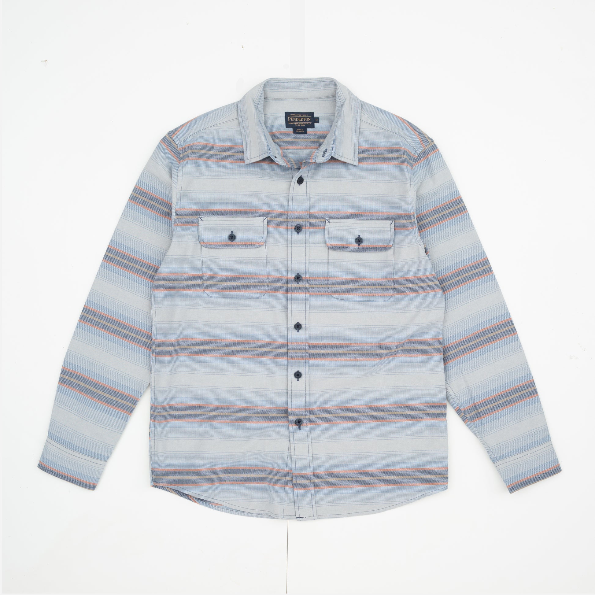 Beach Shack Shirt - Blue Stripe
