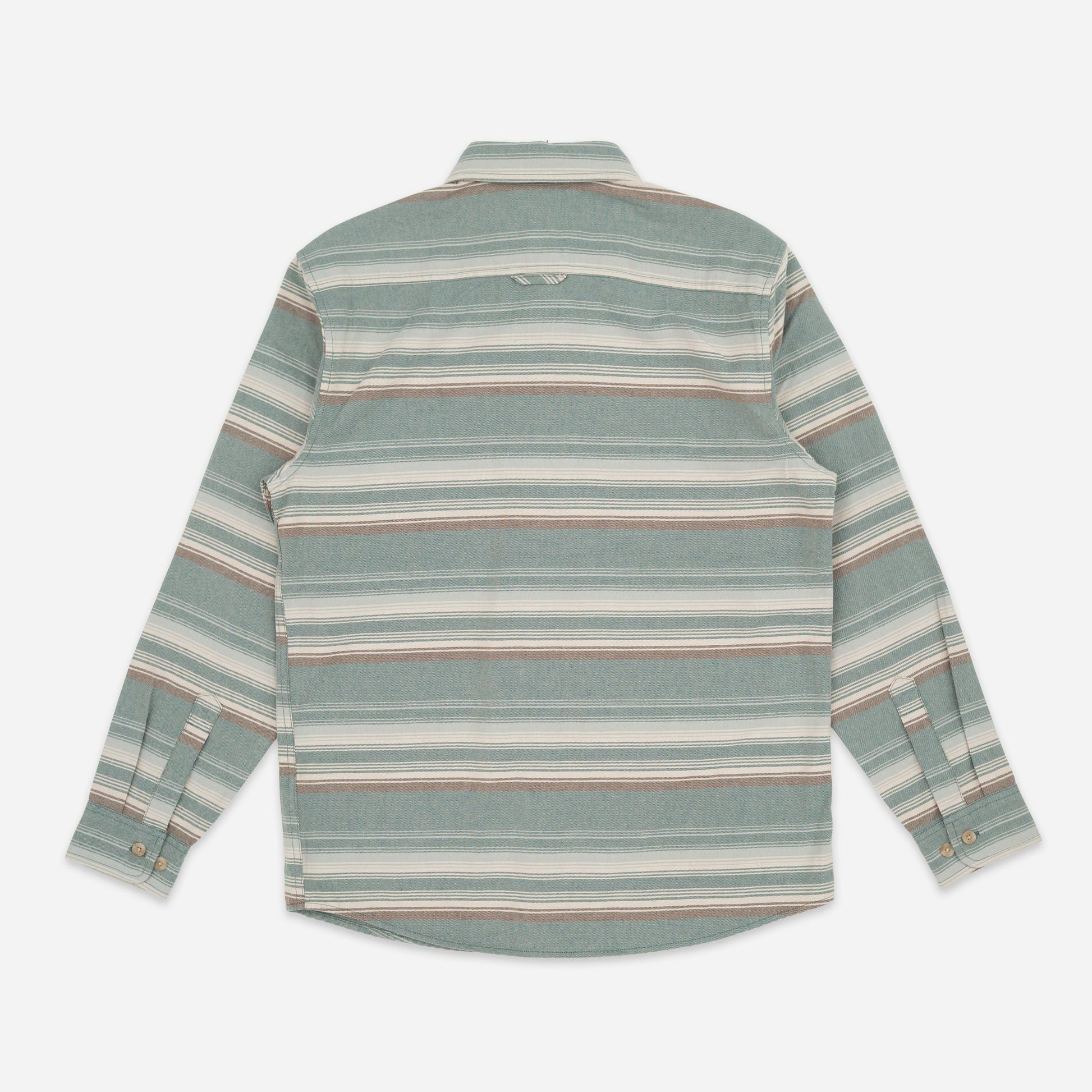 Beach Shack Shirt - Teal Stripe