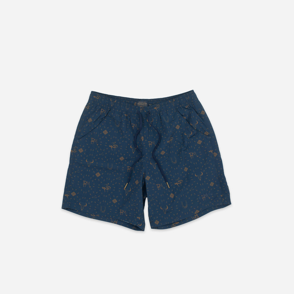 Vacation Swim Short - Western Bandana