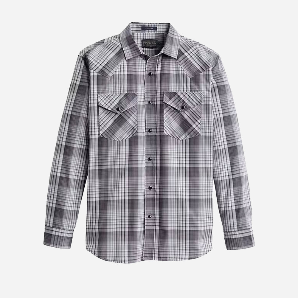 Chemise Frontier - Gris/Charbon/Blanc