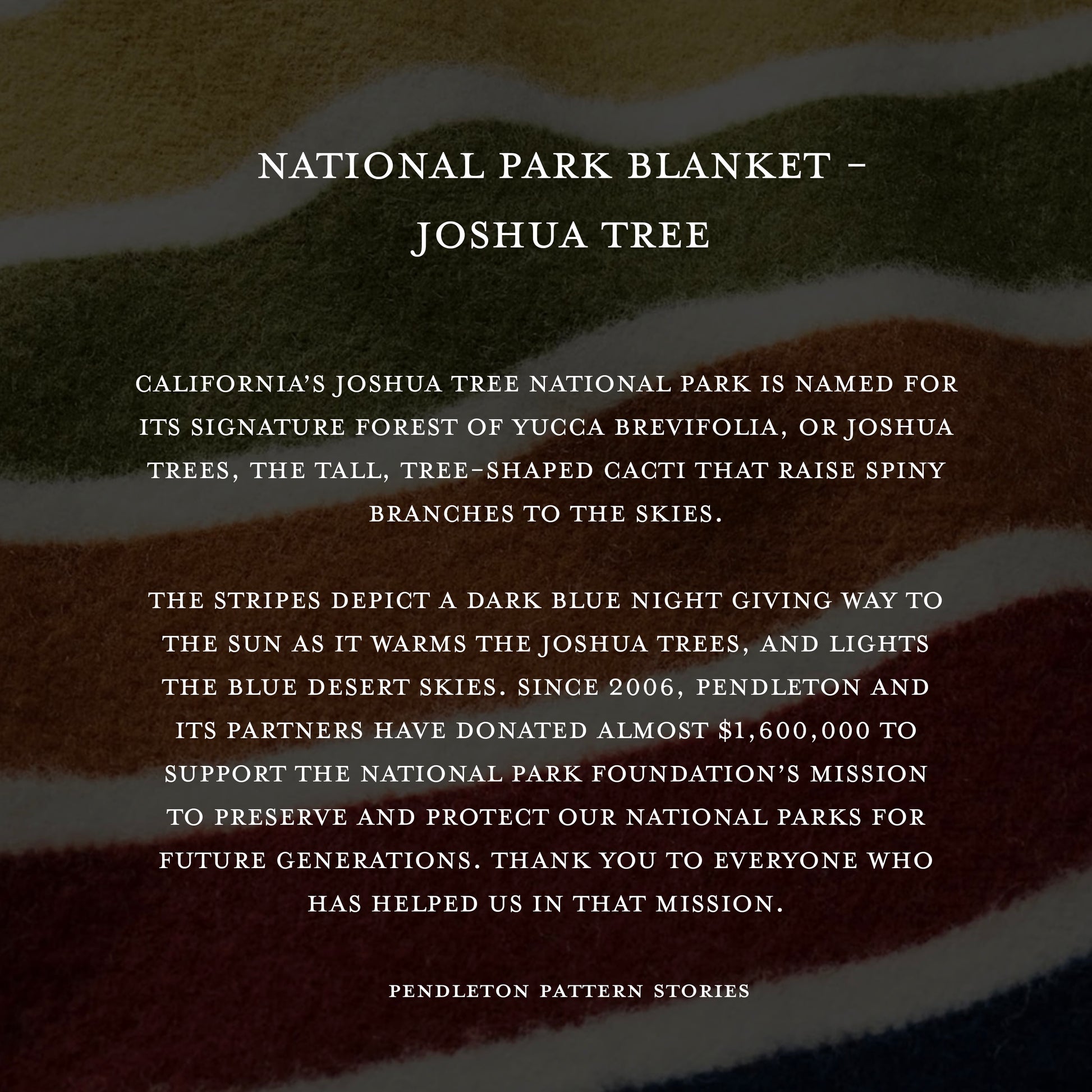 National Park Blanket - Joshua Tree