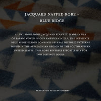 Jacquard Blanket - Blue Ridge