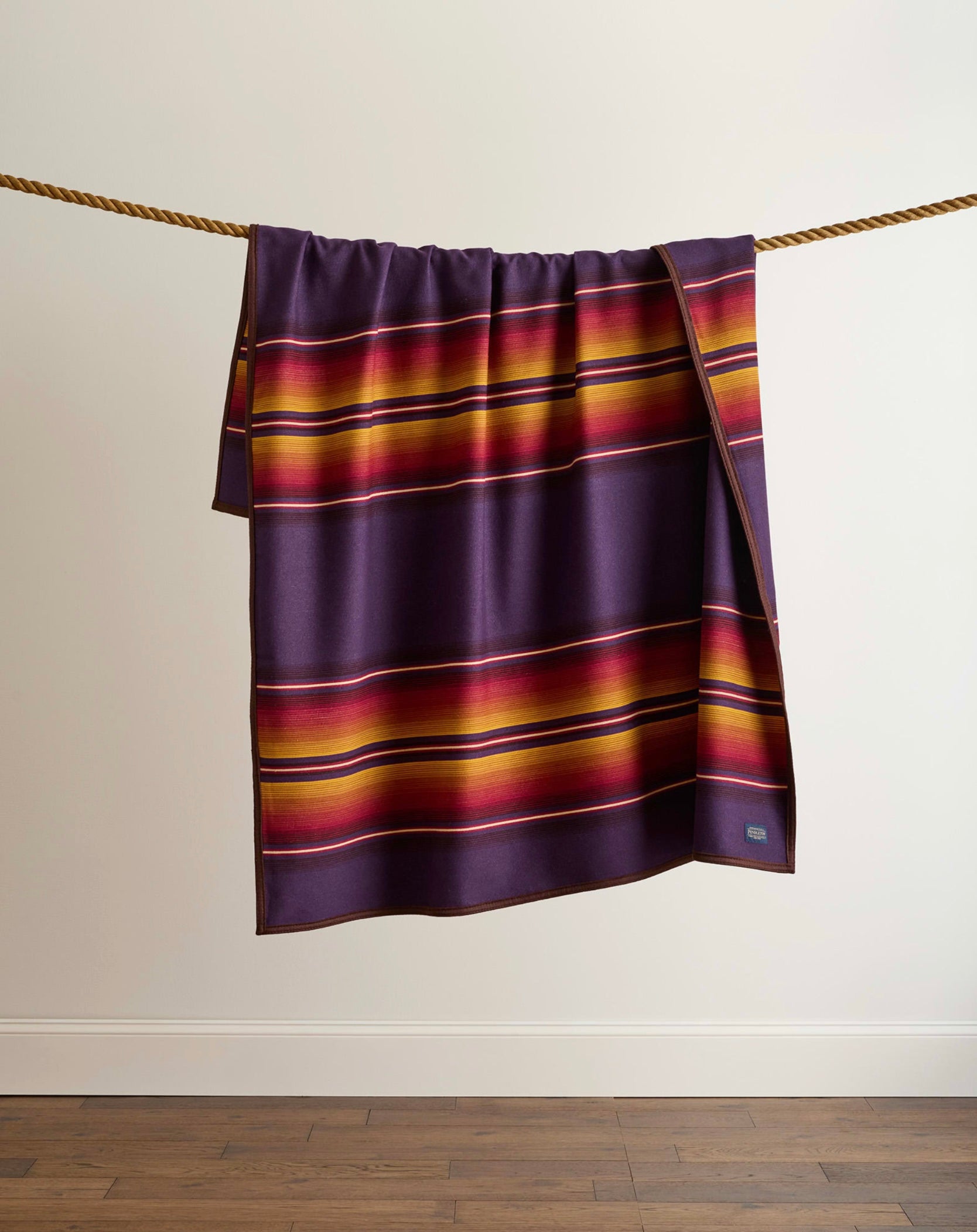 Serape Robe - Purple