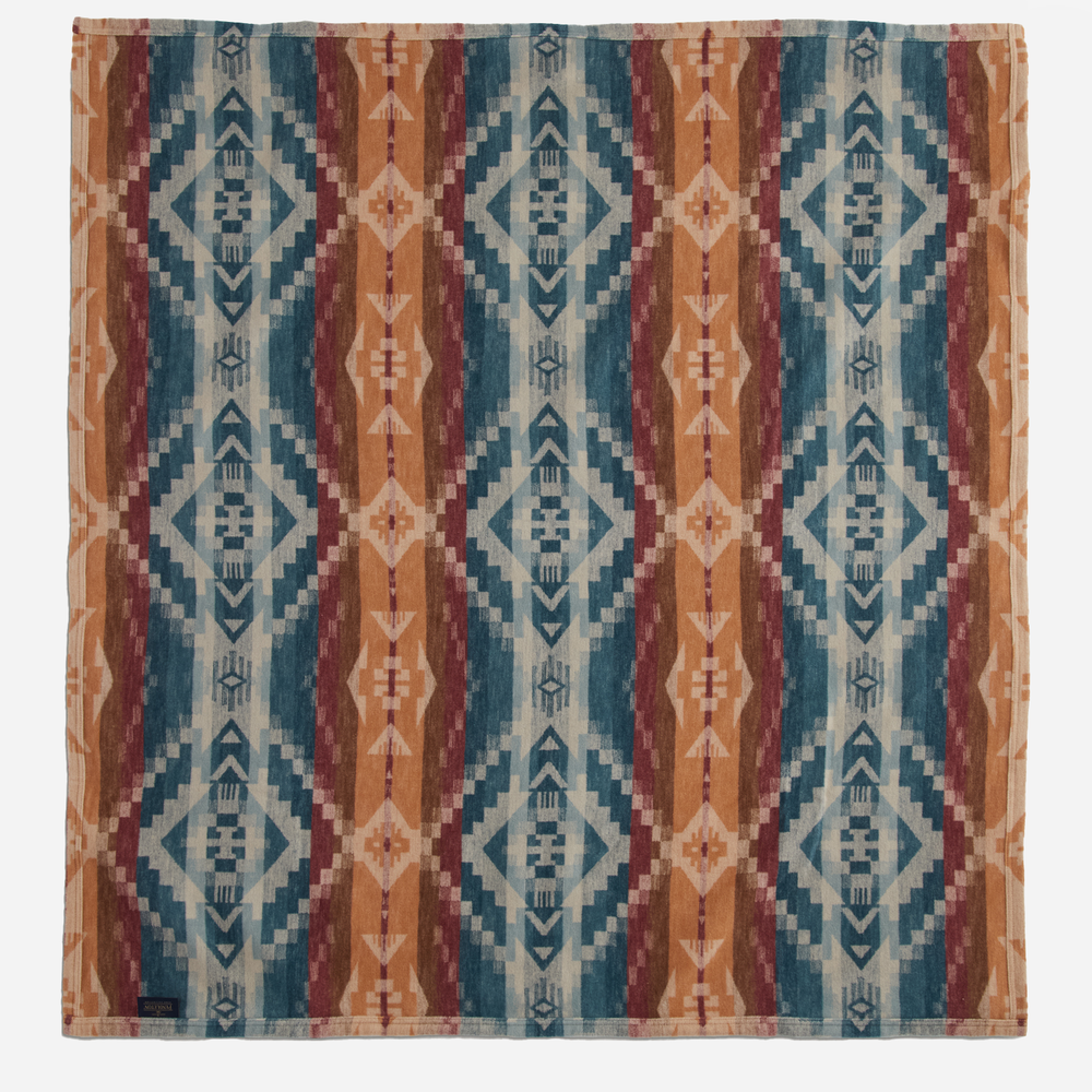 Throw Gift Set/2 - Carico Lake + Stripe, Sandshell