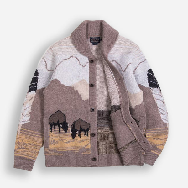 In Their Element Sweater - Tan Buffalo