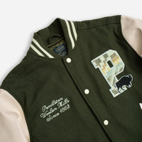 Letterman Varsity Jacket - Green Leaf