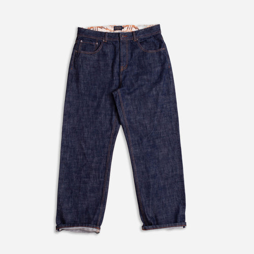 Needlework Selvedge Straight Cut Denim Jeans - Indigo