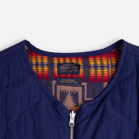 Reversible Quilted Vest - Harding Navy