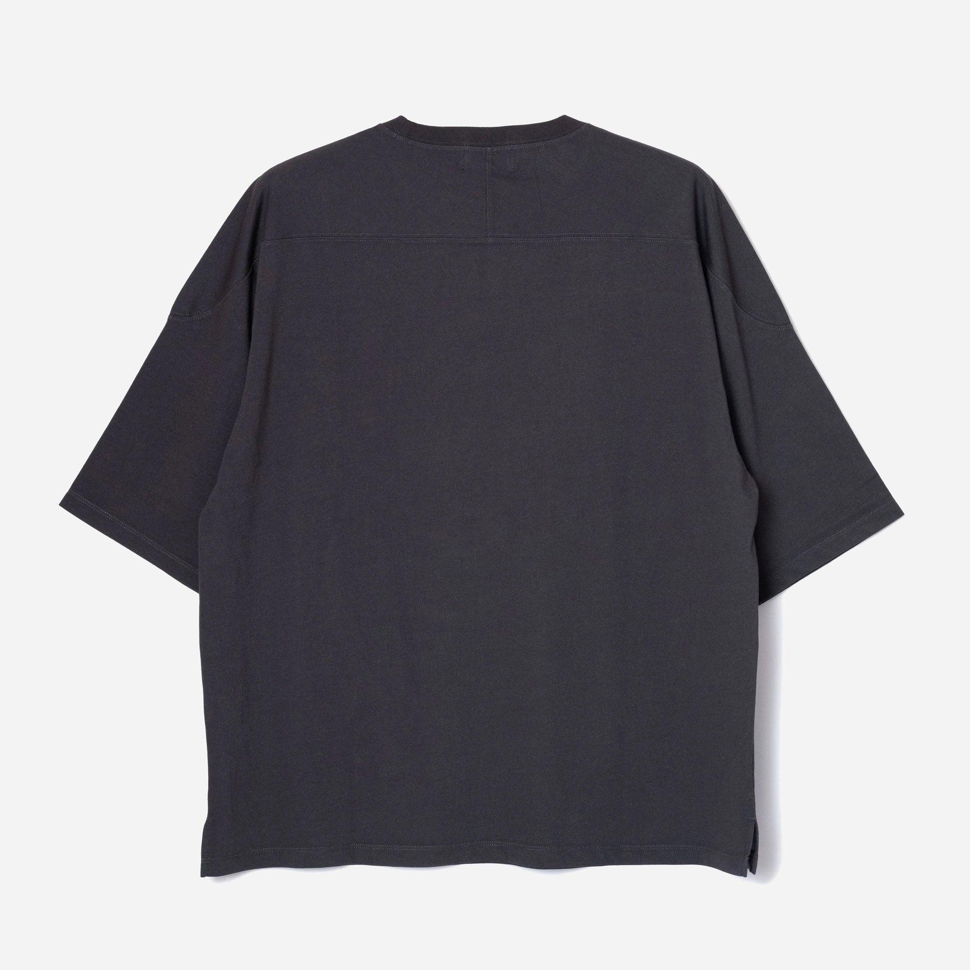 Garment Dye Football T-Shirt - Slate Grey