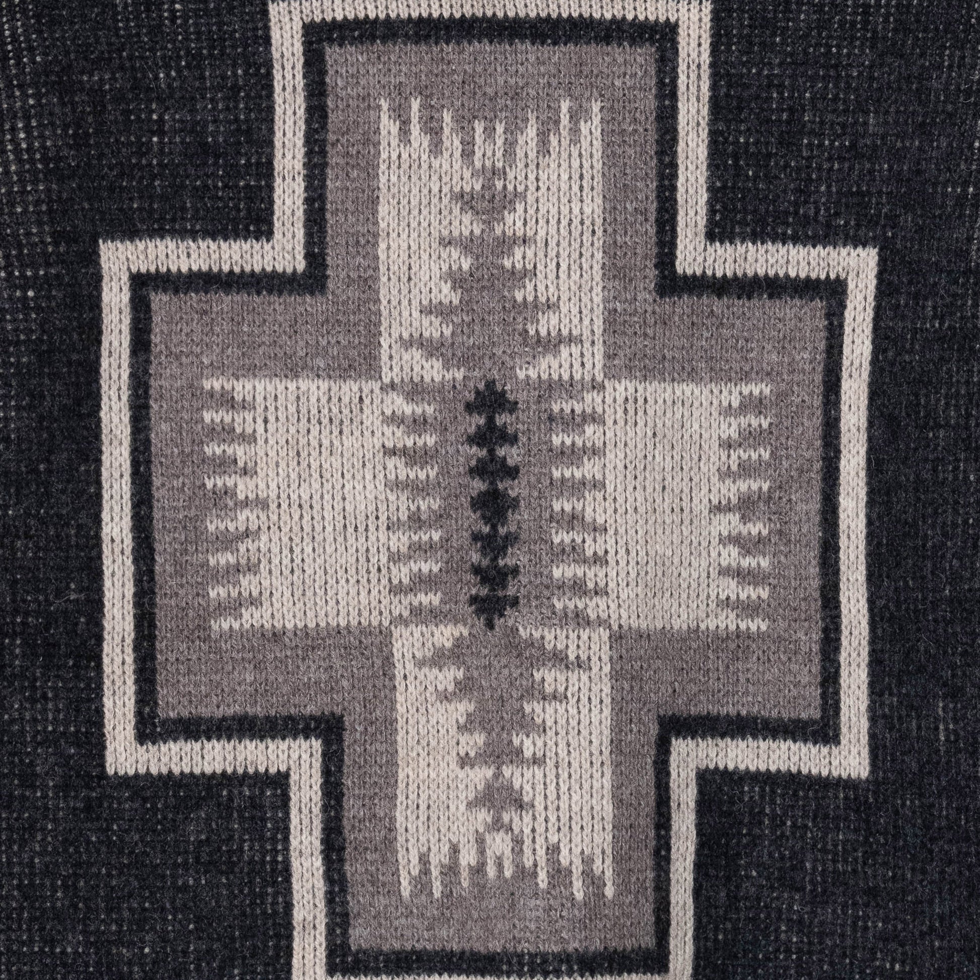 Lambswool Cardigan - Black Harding