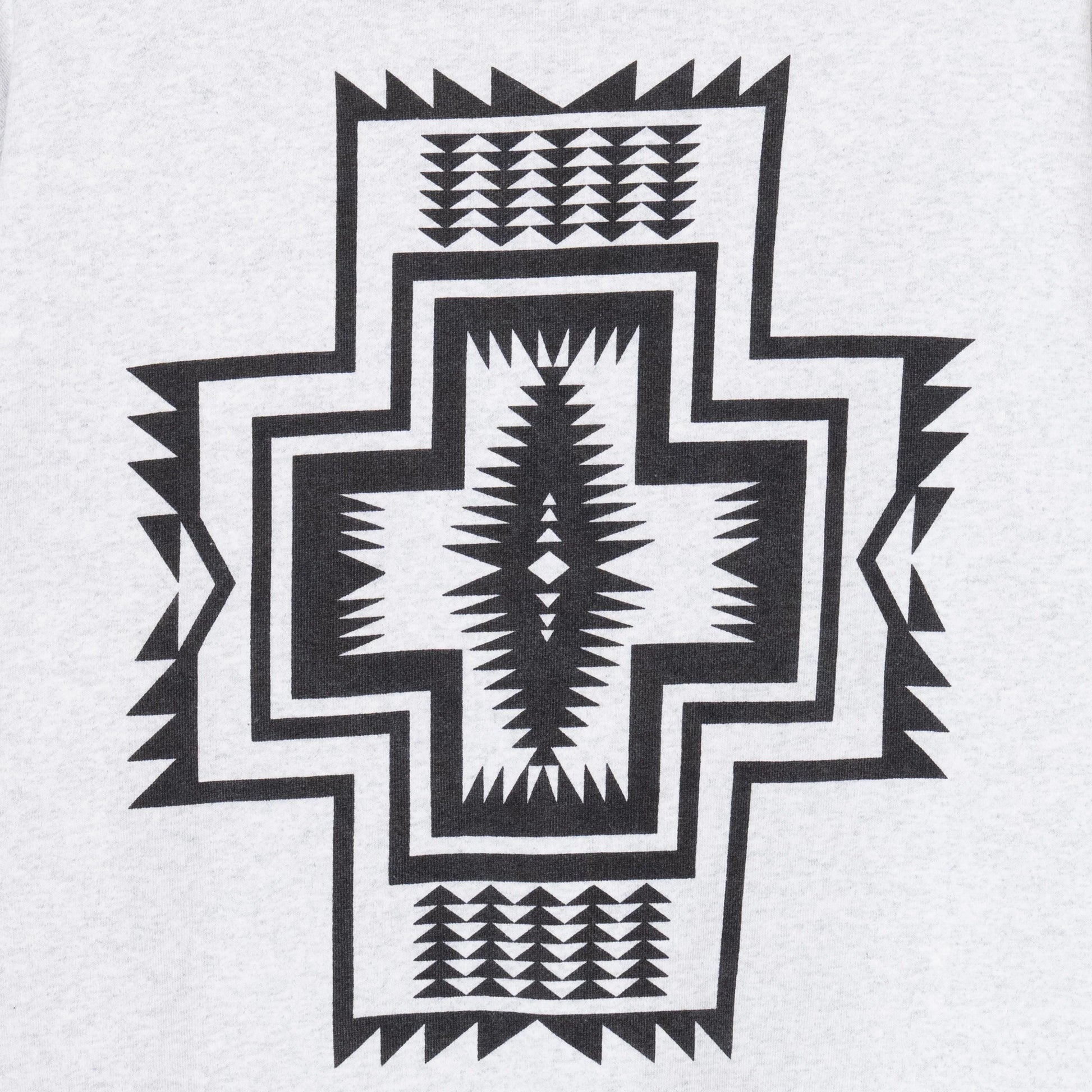 Back Print Zip Up Hoodie - Birch