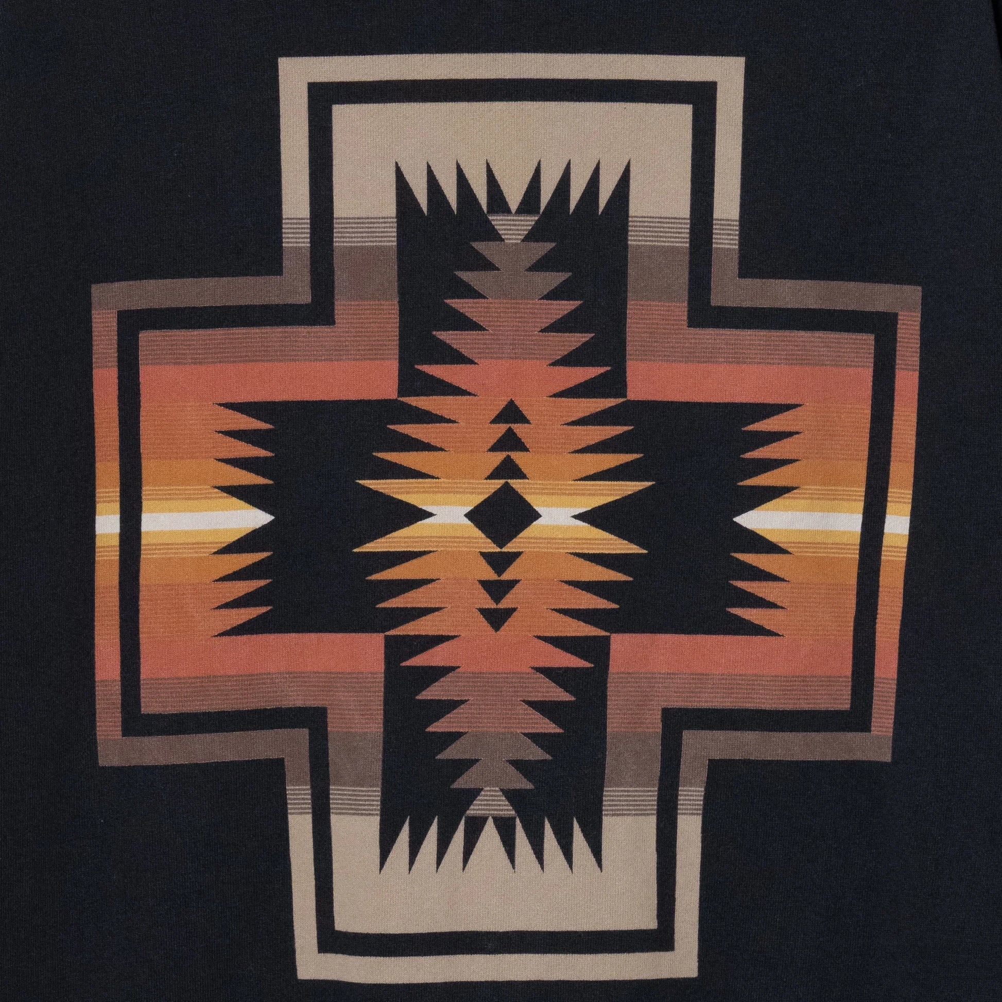 Back Print Zip Up Hoodie - Slate Grey