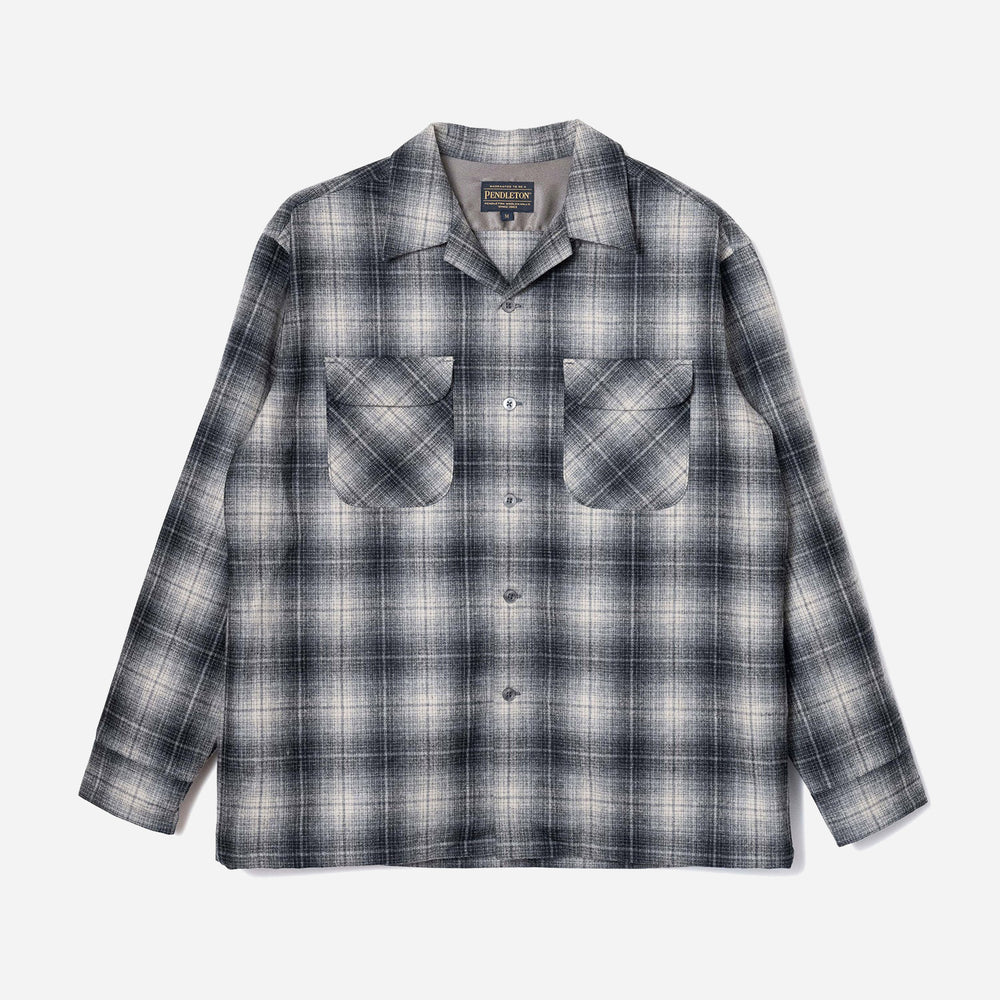Crafted In Japan Wool Shirt - Grey/Black