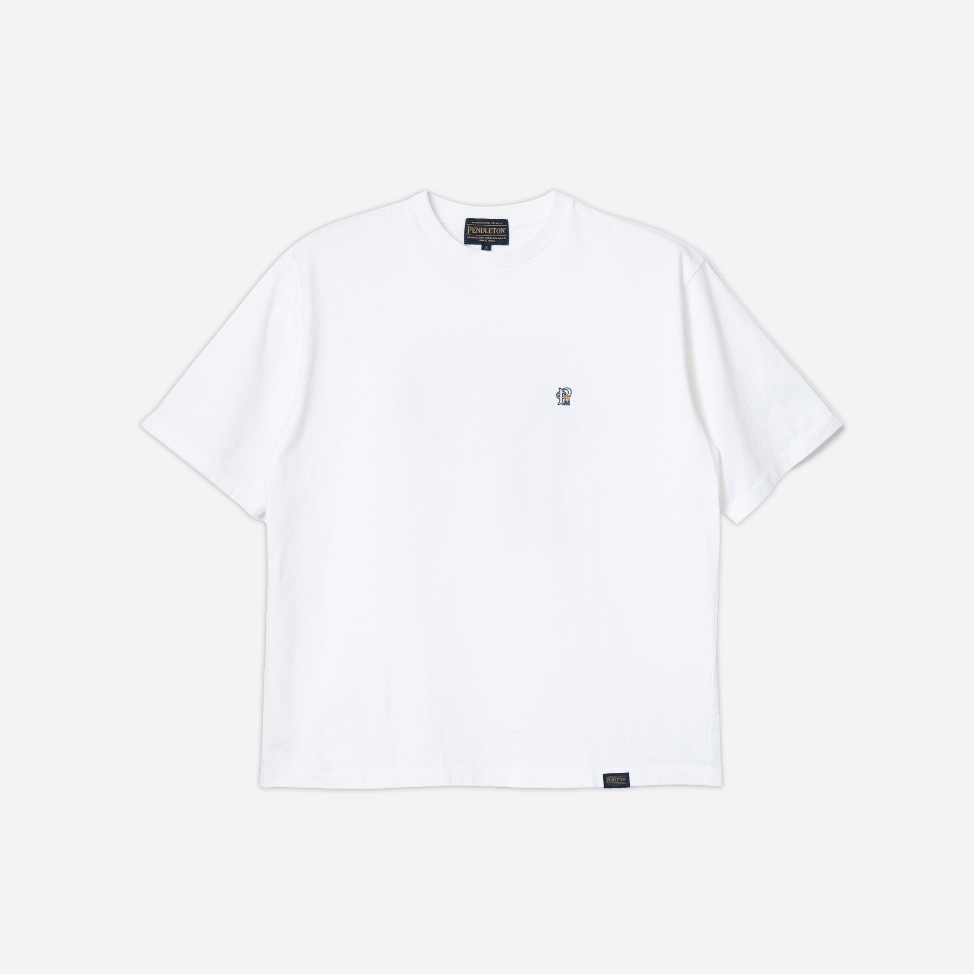 Logo Print T-shirt- Off White PWM