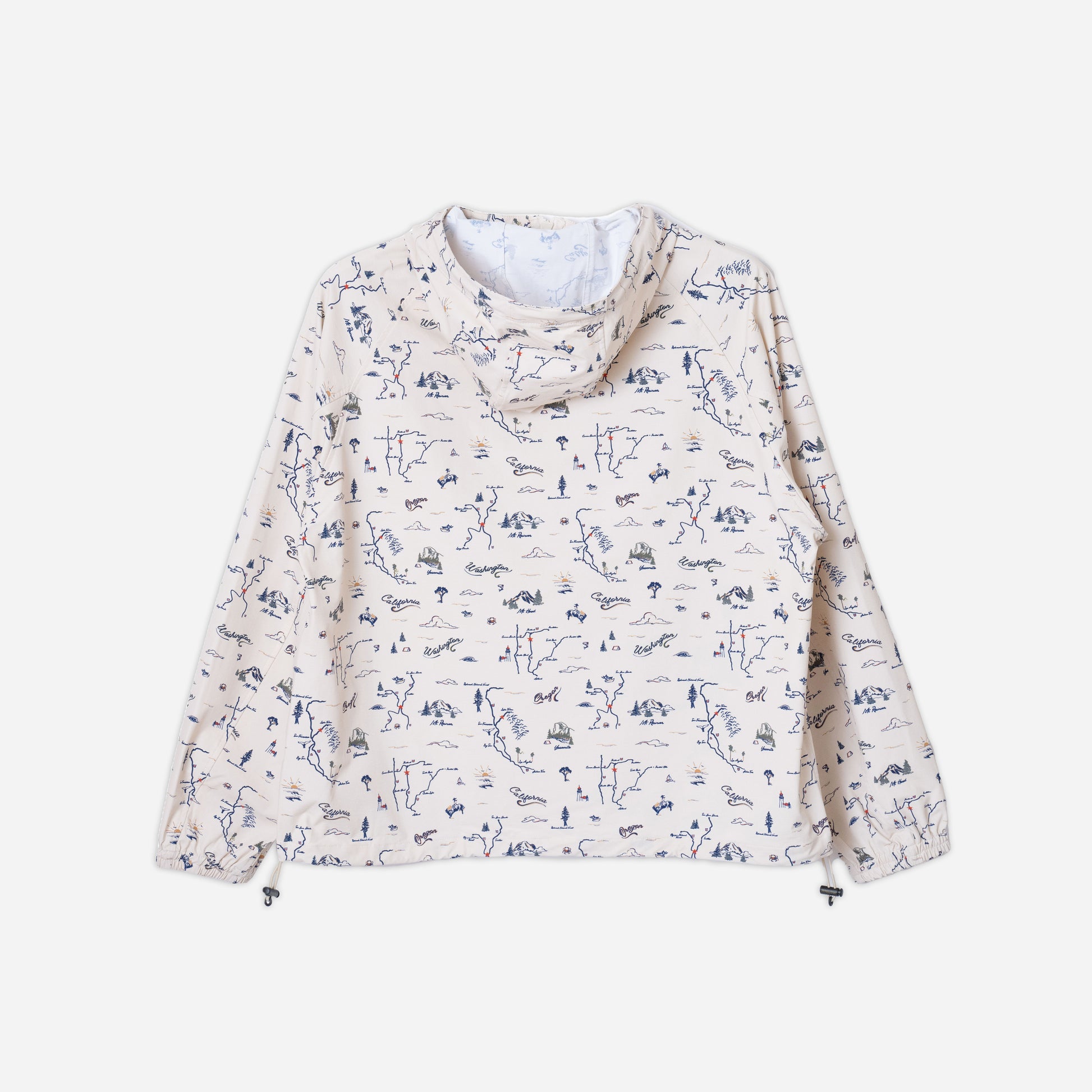 Popover Anorak - Batik Ecru