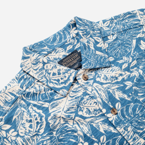 Wayside-Strickhemd – Meeresblau