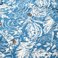 Wayside-Strickhemd – Meeresblau