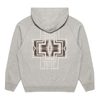 Back Print Hoodie - Gray Harding Star