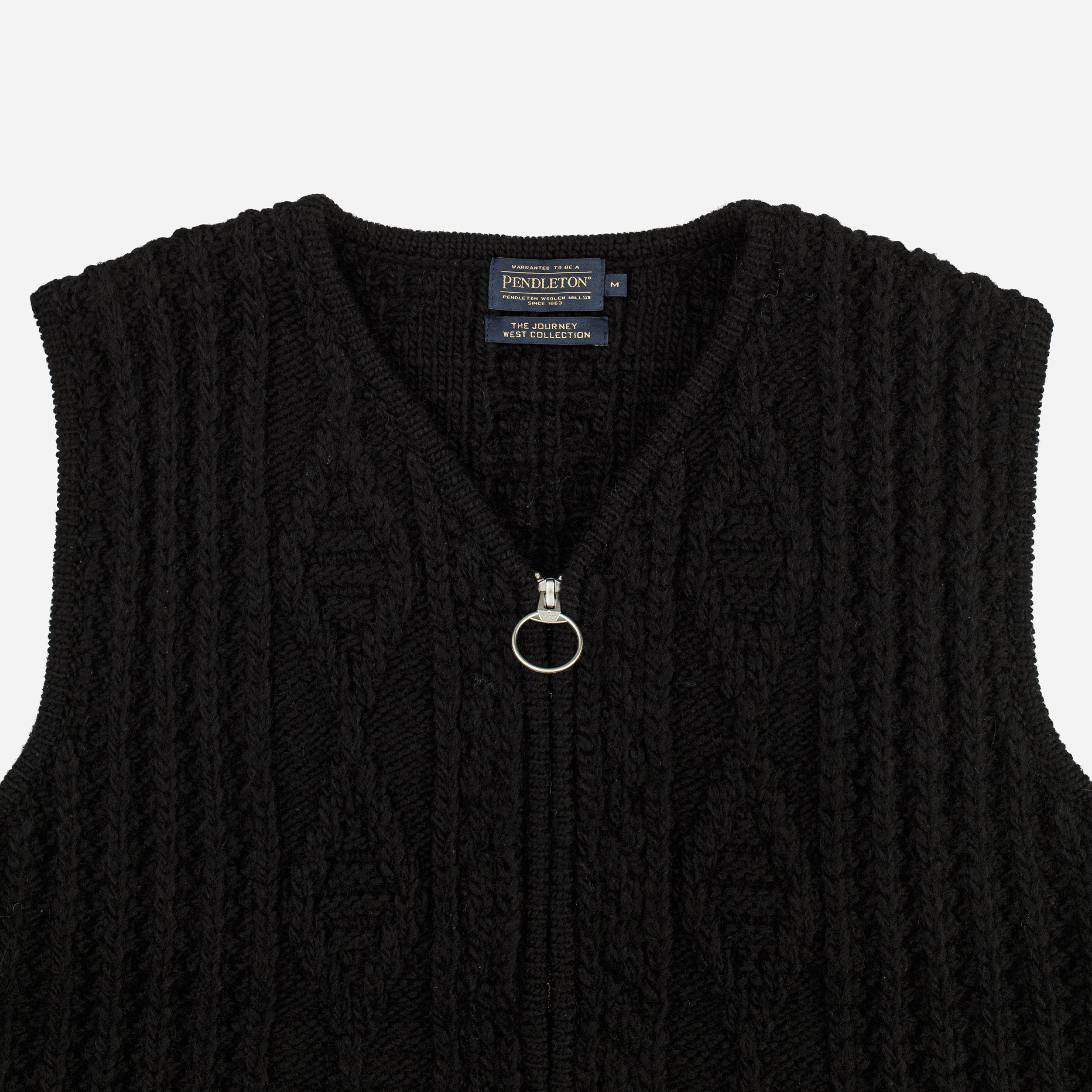 Pendleton Hoop Zip Vest Black | Pendleton EU