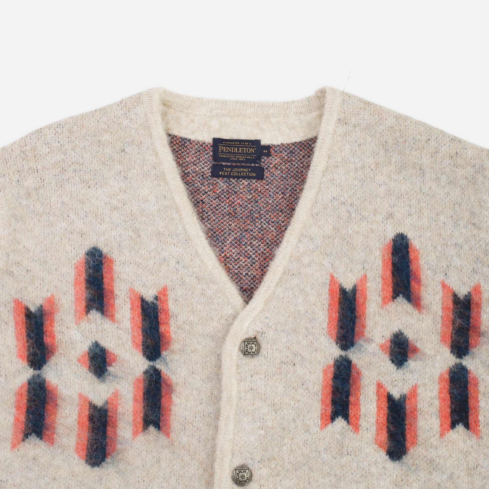 Mohair Cardigan - Four Corners Ecru