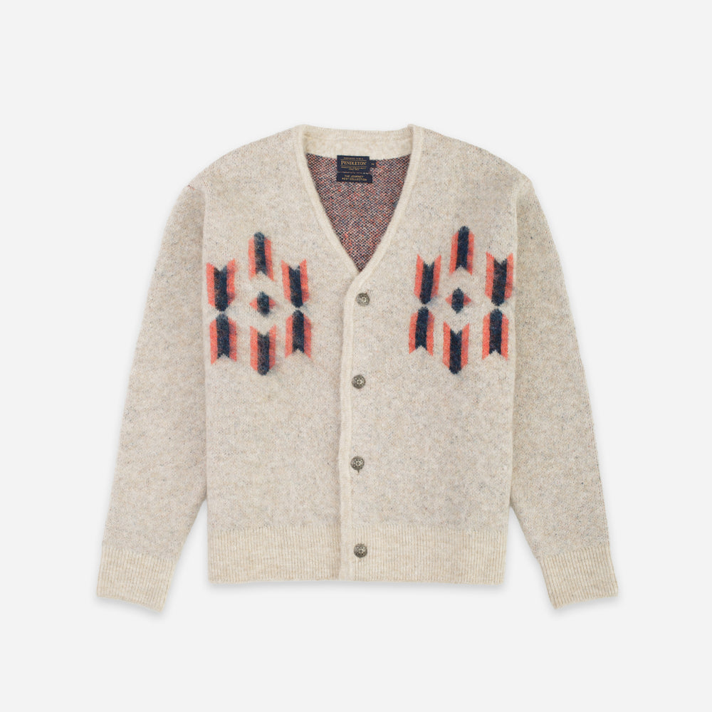Mohair Cardigan - Four Corners Ecru