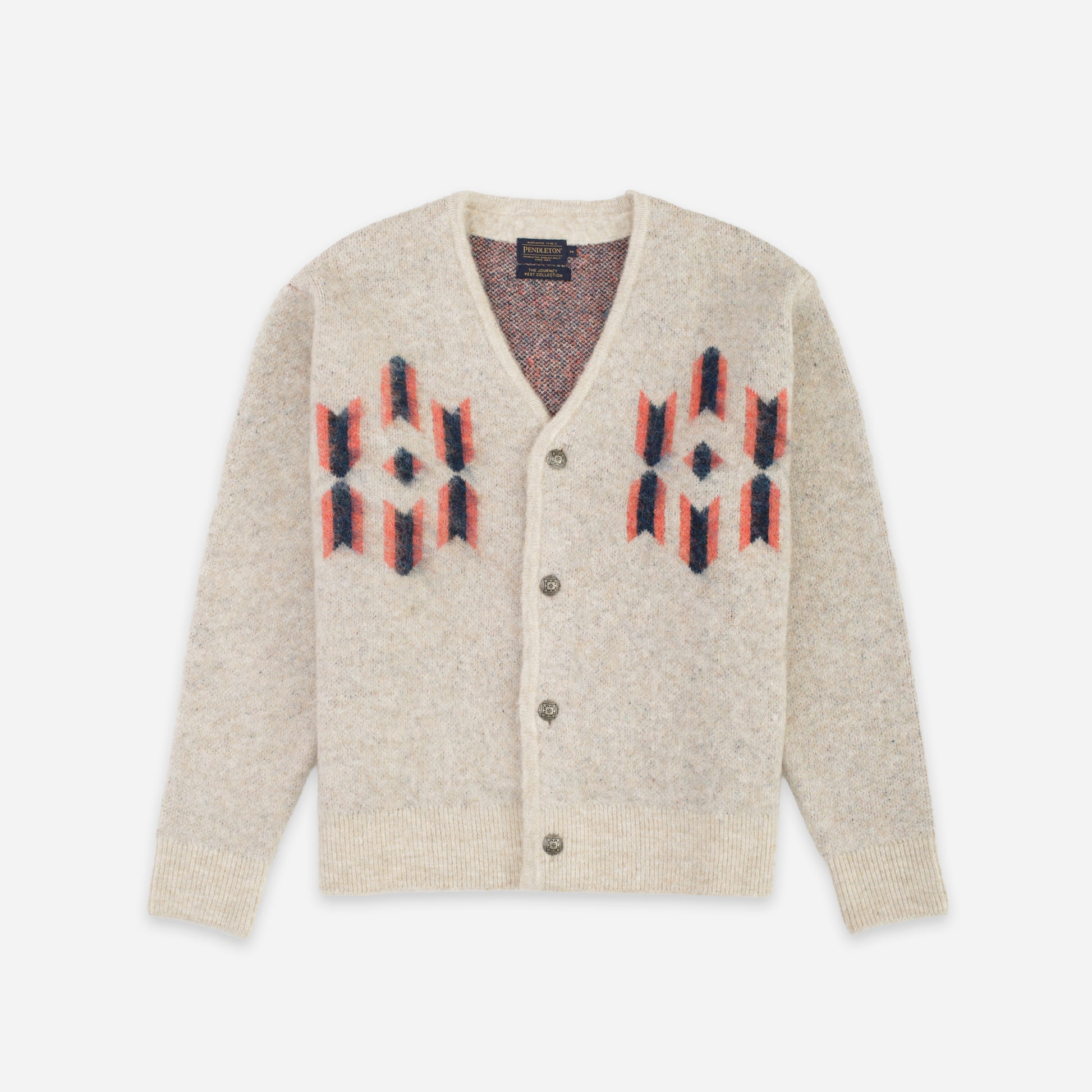 Mohair Cardigan - Four Corners Ecru