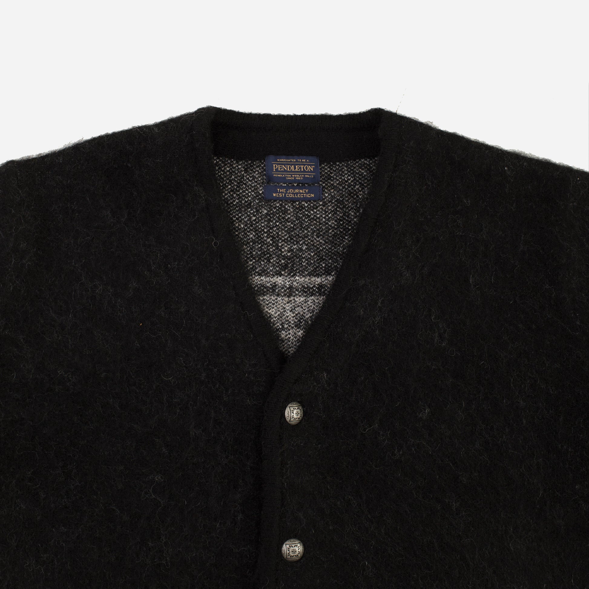 Mohair Cardigan - Harding Black